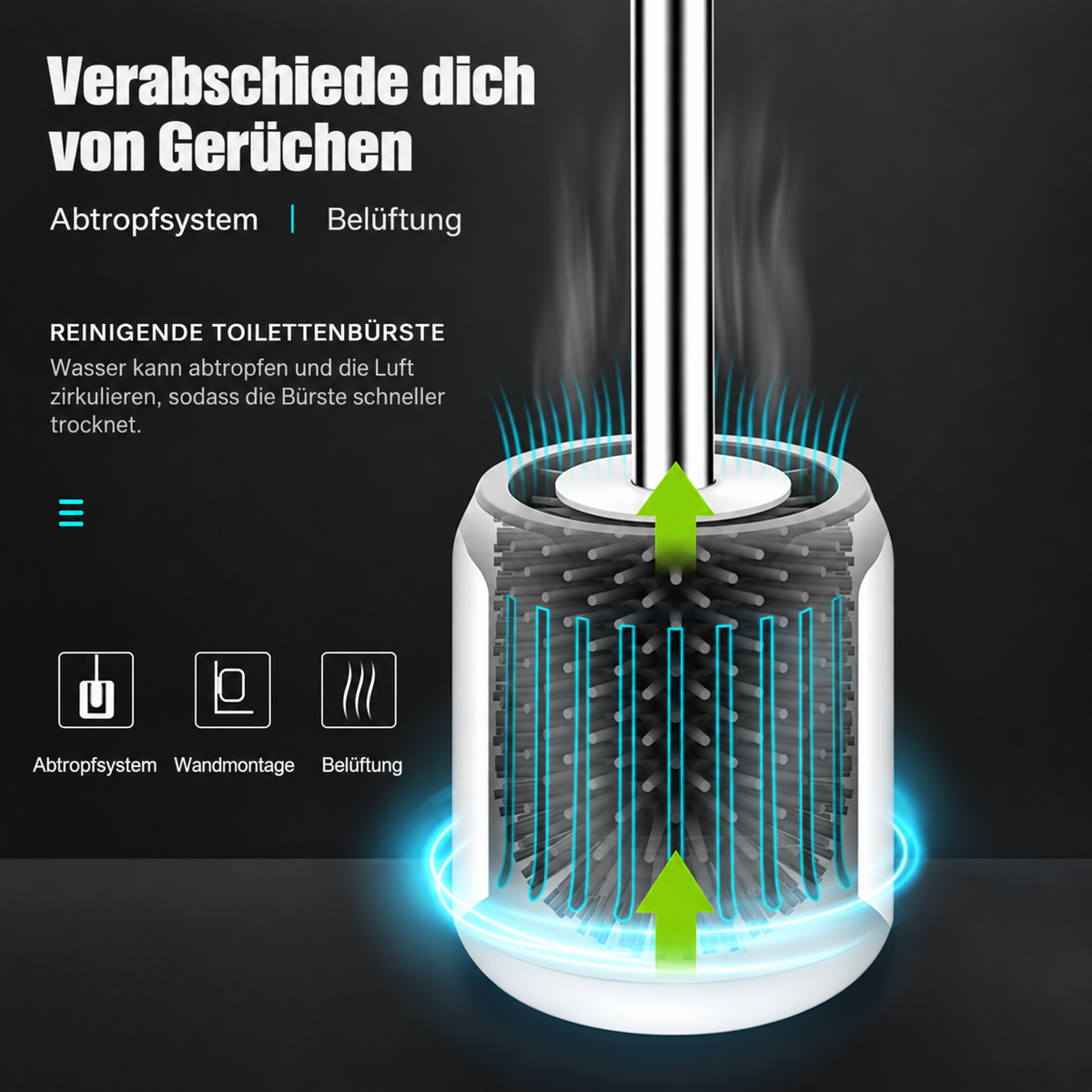 Silikon Toilettenbürste